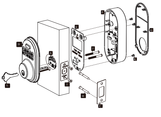 orangeIOT Keyless Entry Deadbolt Lock , veuillez nous en informer