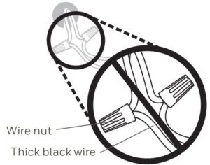 Fig 4 Assurez-vous qu'il n'y a pas de fils de 120 ou 240 V.