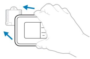 Fig 17 Fixez votre thermostat.