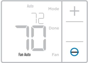 Fig 24 Paramètres de fonctionnement du ventilateur