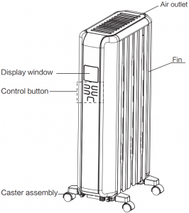 PELONIS Radiateur à huile - PART FIGURE 3