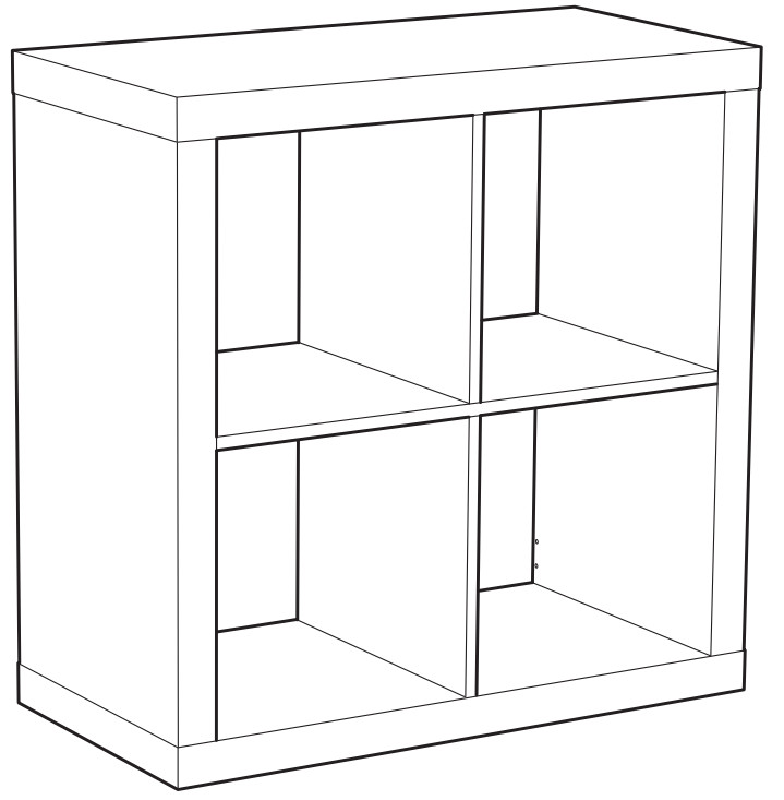 IKEA KALLAX Etagère 77x77cm