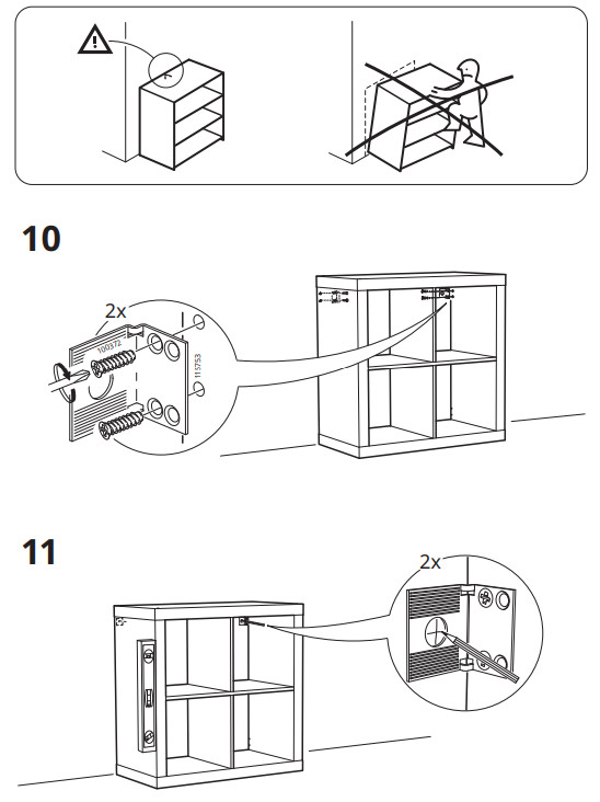 IKEA KALLAX Rayonnage 77x77cm -1 4