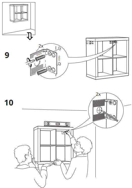 IKEA KALLAX Etagère 77x77cm - 16