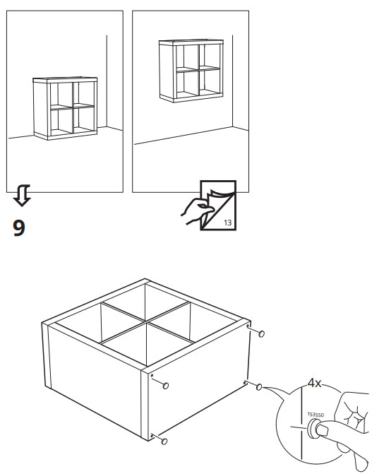 IKEA KALLAX Etagère 77x77cm - 13