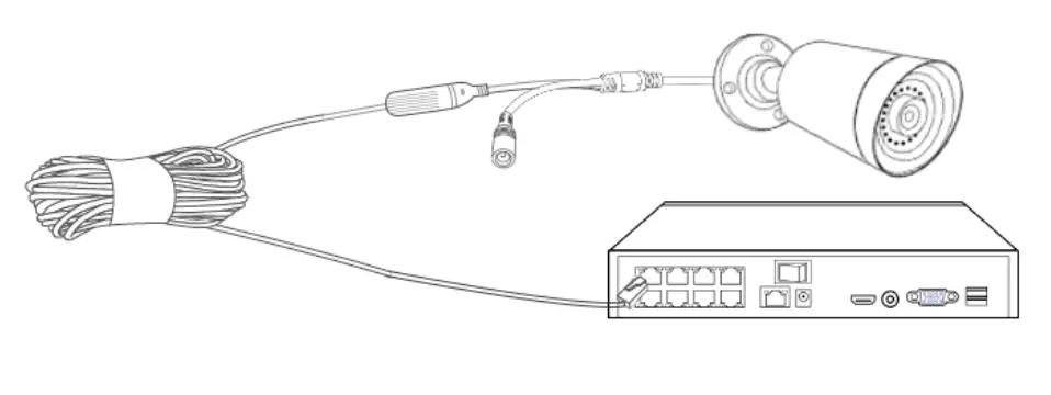 Système de caméras de sécurité Hiseeu PoE - 64