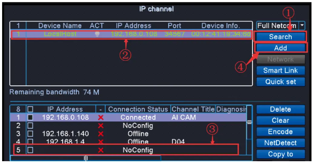 Système de caméras de sécurité Hiseeu PoE - 24