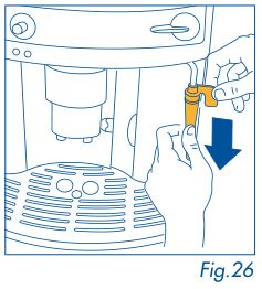 DeLonghi Magnifica - Retirer la buse vapeur du bec de distribution