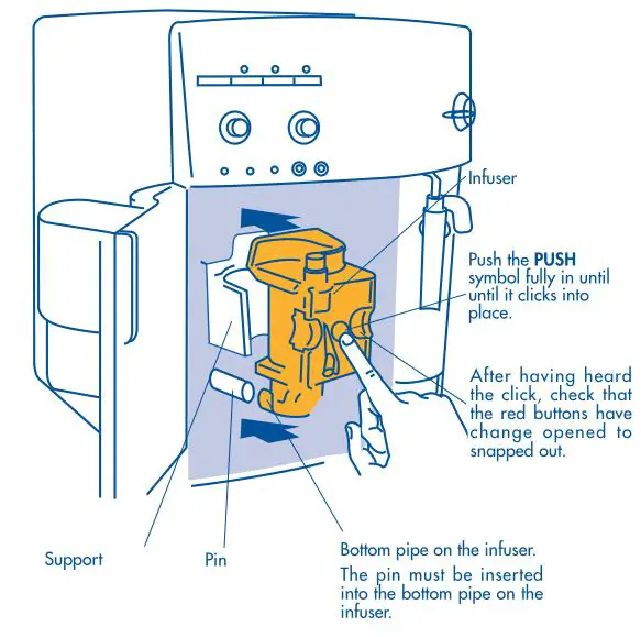 DeLonghi Magnifica - NETTOYAGE DE L'INFUSEUR