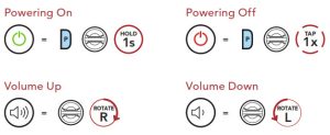 SENA 50S Système de communication Bluetooth pour motos avec intercom Mesh - Fonctionnement de base