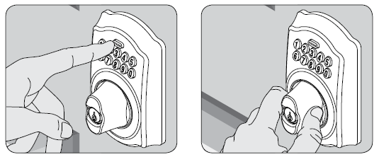 schlage keypad lock manual, Pour verrouiller