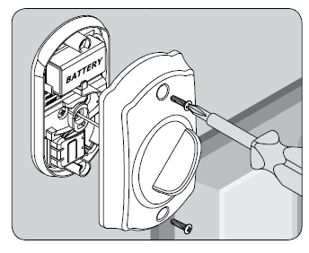 schlage keypad lock manual, Retirer le couvercle intérieur