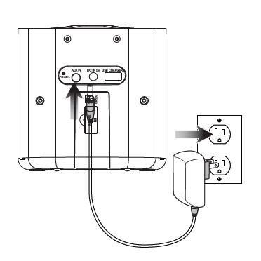 SYLVANIA SCR1986BT-AS Radio-réveil Bluetooth Autoset avec chargeur USB Fig4