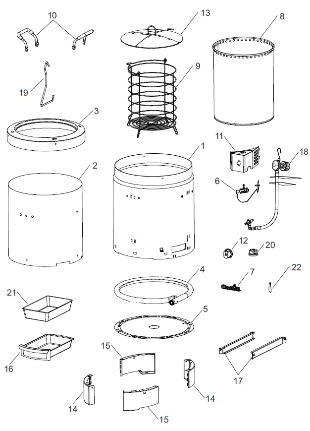 DIAGRAMME DE PIÈCES