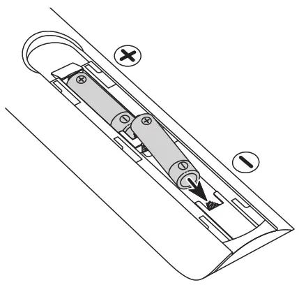 SAMSUNG Crystal UHD TV - batteries