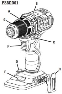 RYOBI Drill-Drive - PSBDD01