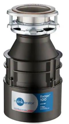 Insinkerator Badger 100 Standard Series 1-3 HP Continuous Feed Garbage Disposal