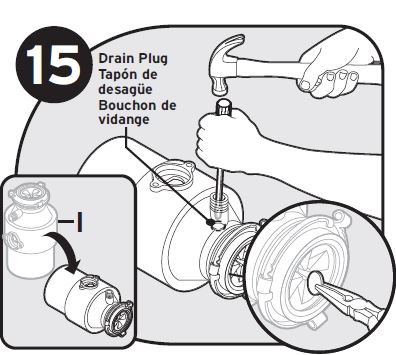 Broyeur d'ordures Insinkerator Badger Feed fig 9