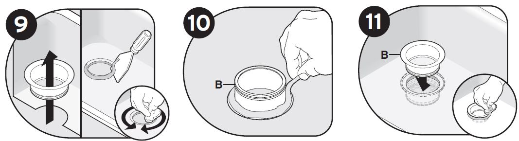 Broyeur d'ordures Insinkerator Badger Feed fig 7