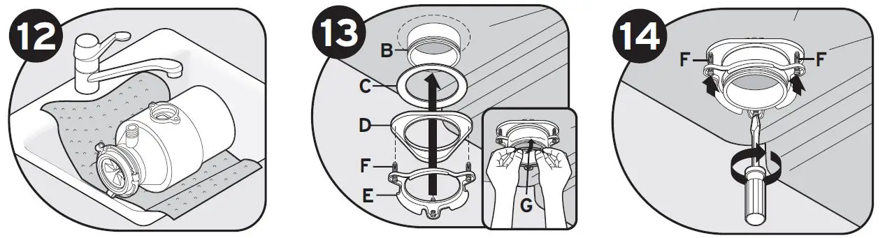 Broyeur d'ordures Insinkerator Badger Feed fig 8