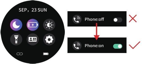 Smart Watches GT88 Connect with Smart Watch - Comment utiliser la réception d'appels et la fonction de numérotation 2