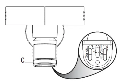 DEFIANT DFI-5983-BZ MOTION SECURITY LIGHT 12