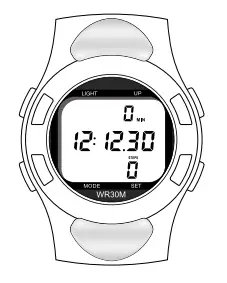 MEDLINE MDSP3044 Montre numérique à fréquence cardiaque et podomètre - fig4