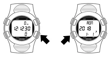 MEDLINE MDSP3044 Montre numérique avec fréquence cardiaque et podomètre - fig9