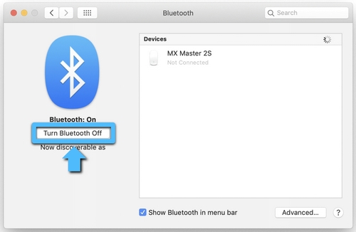 Désactiver le Bluetooth