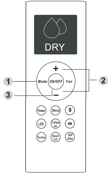 Télécommande du climatiseur SHARP - LES FABRIQUES DE BASE2