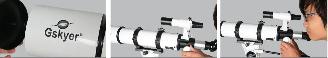 Gskyer AZ80400 Télescopes pour adultes 8