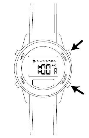 Montre numérique à 4 boutons-fig-2