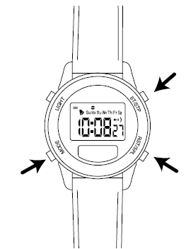 Montre numérique à 4 boutons-fig-8