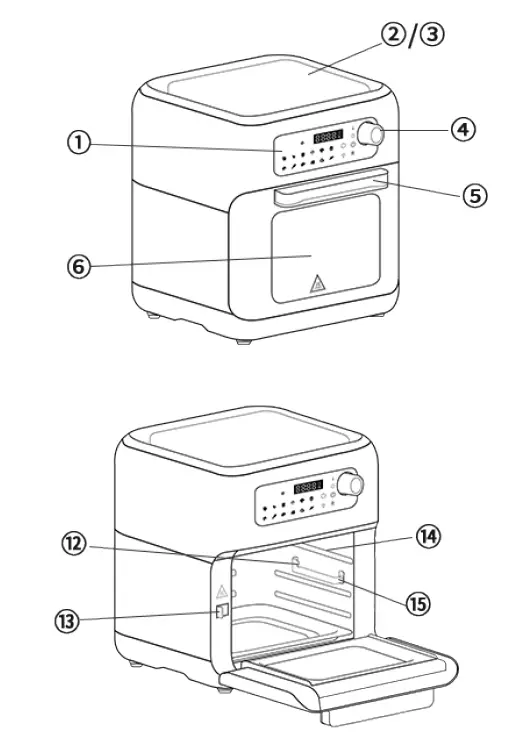 Uten-U1433-Air-Fryer-Oven-fig- (1)