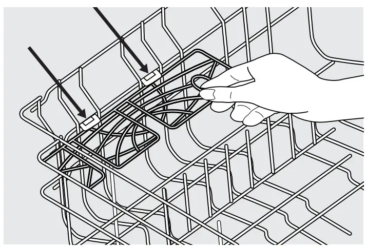 Lave-vaisselle FRIGIDAIRE - chargement des verres hauts