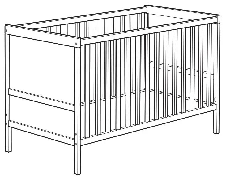 IKEA 302.485.75 Berceau Sundvik