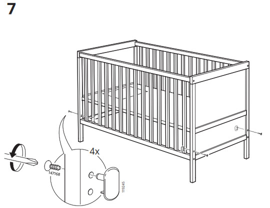 IKEA 302.485.75 Berceau Sundvik - 7