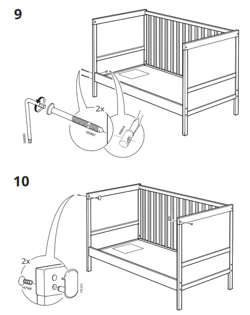 IKEA 302.485.75 Berceau Sundvik - 9