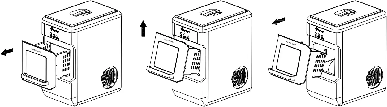 FRIGIDAIRE EFIC235 - Retirer le tiroir