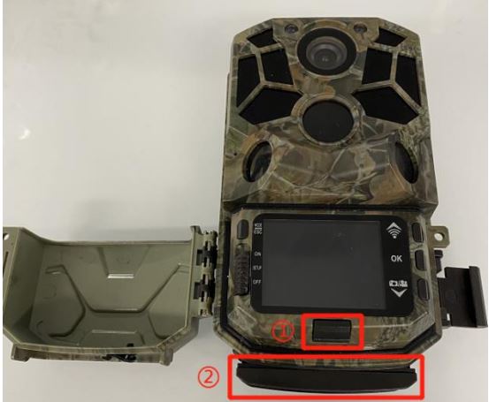 Victure HC500 Trail Camera User Manual - Appuyez sur le bouton situé en bas de l'écran.