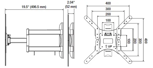 CETECH-60424N-TV-WALL-MOUNT-fig-2