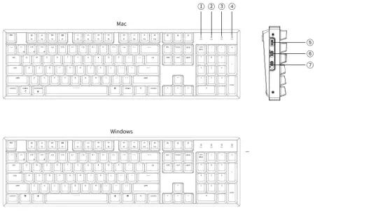 Clavier mécanique sans fil Keychron K10 - Clavier 13