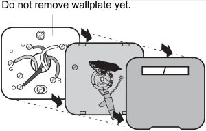 Enlever l'ancien thermostat