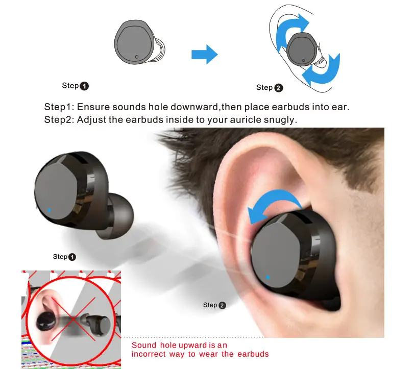 TOZO T12 Waterproof Wireless Earbuds - Conseils d'utilisation