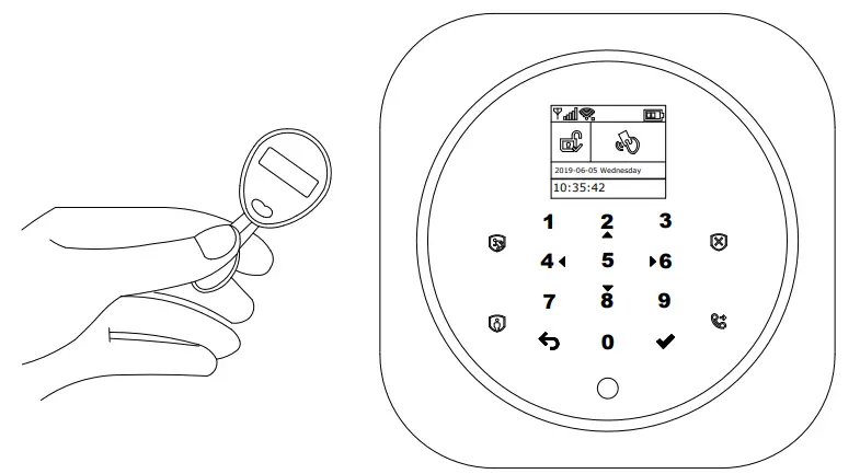 SimpliSafe Smart Security Vue d'ensemble Désarmer d'un simple toucher