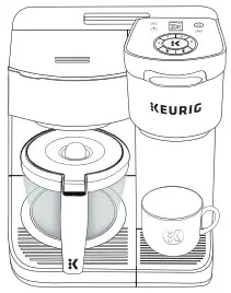 KEURIG K-Duo Essentials Coffee Maker - Extérieur de la cafetière