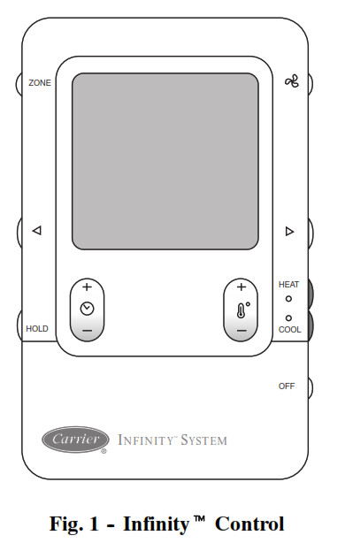 Thermostat de contrôle Carrier Infinity