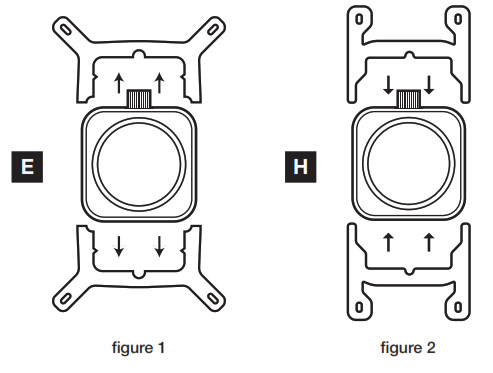 CORSAIR H100i Elite LCD Extreme Performance Liquid CPU Cooler - Support de montage