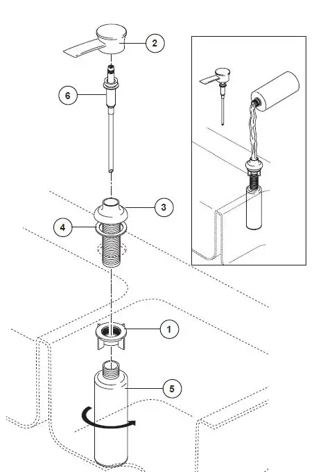 DELTA-106557-Manche unique-Montant de robinet de cuisine-fig15