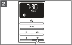 UTILISATION DE L'HEURE DE RÉGLAGE AUTOMATIQUE PRÉCÉDEMMENT PROGRAMMÉE